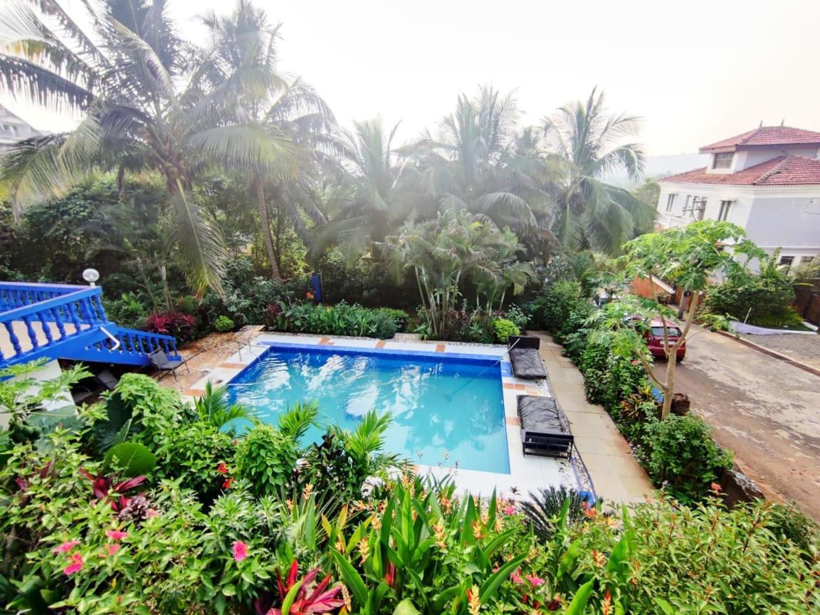 Amazing Hilltop 4 Bhk Villa With Private Pool Near Candolim Esterno foto